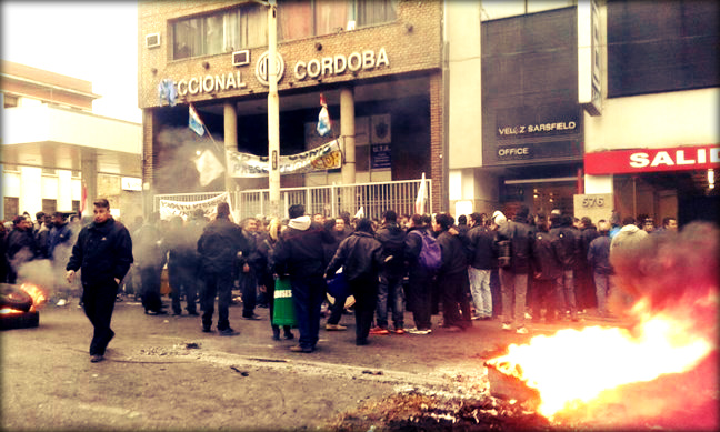 lucha choferes cordoba